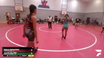 145 lbs Round 1 (6 Team) - Alicen Dillard, Reece`s Warriors vs Emilia Hernandez, Hired Guns Red