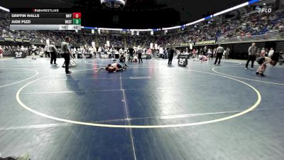 124 lbs Round Of 32 - Griffin Walls, Mifflinburg vs Jude Pizzi, West Chester