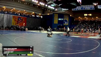 106 lbs Cons. Round 1 - Carter Roy, New Kent vs Max Krauskopf, St Stephens School