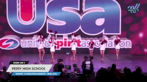 Perry High School - JV Song/Pom Advanced -- Small (5-9) [2023 JV Song/Pom Advanced -- Small (5-9) Day 2] 2023 USA Spirit & Junior Nationals/Collegiate Championships