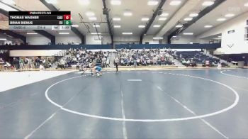 157 lbs Finals (2 Team) - Thomas Wagner, Case Western vs Brian Bienus, Ithaca
