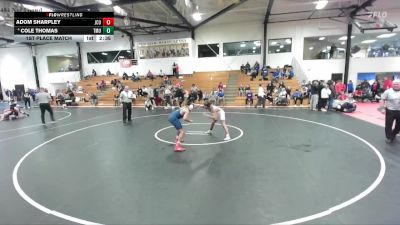 141 lbs 1st Place Match - Cole Thomas, Thomas More vs Adom Sharpley, John Carroll