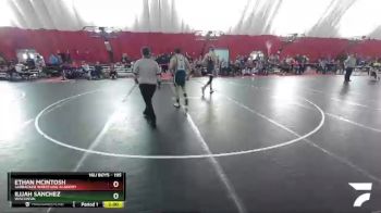 195 lbs Semifinal - Ilijah Sanchez, Wisconsin vs Ethan McIntosh, Sarbacker Wrestling Academy