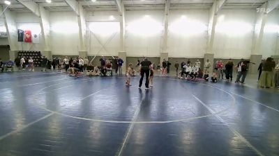 40-44 lbs Round 3 - Paitynn Wing, JWC Girls vs Kora Grant, Athlos Wrestling