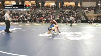 130 lbs Cons. Semi - Samantha Potter, Calvert vs Nora Kelly, Crofton