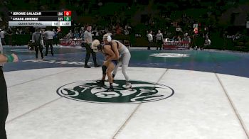 4A 138 lbs Quarterfinal - Jerome Salazar, Legacy Academy vs Chase Jimenez, Silver