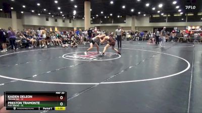 138 lbs Round 3 (4 Team) - Preston Tramonte, Pod Squad vs Kaiden Deleon, Trojan WA