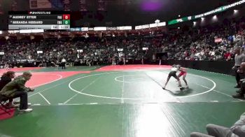 76 lbs Champ. Round 1 - Audrey Etter, PAU3 vs Miranda Hibbard, EWA2