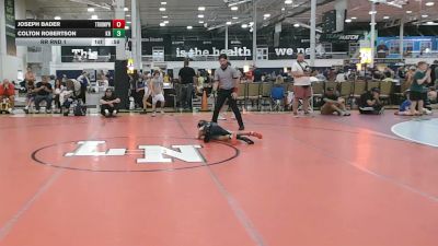 57 lbs Rr Rnd 1 - Joseph Bader, Triumph - EL vs Colton Robertson, Kraken - EL