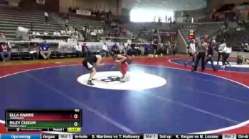 150 lbs Champ. Round 1 - Ella Harris, Jonesboro vs Riley Chisum, Russellville