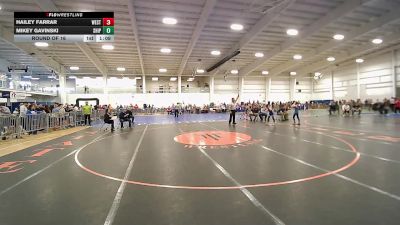 69 lbs Round Of 16 - Hailey Farrar, Westerly vs Mikey Gavinski, Shipbuilders WC