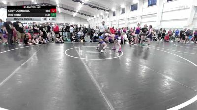113 lbs Round Robin 1 - Abby Cornwell, Ohio Skibidi Rizzlers - Pink vs Iris Reitz, PA West-Girls