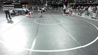 105 lbs Round Of 32 - Lucas Romano, Unattached vs Dayln Bunting, Asbury Park MS