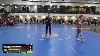 101 lbs Quarterfinal - Aaliyah Payne-Parris, Sacred Heart vs Skylynn Tomlinson, Elmira