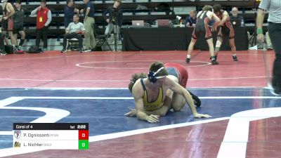 157 lbs Consi Of 4 - Paul Ognissanti, Univ Of Pennsylvania vs Luke Nichter, Drexel