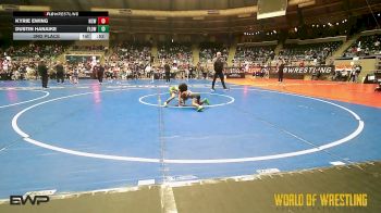 43 lbs 3rd Place - Kyrie Ewing, Nashville Catholic Wrestling vs Dustin Hanaike, Flow Academy Hawaii