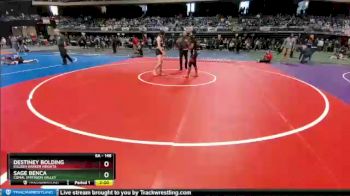 6A - 148 lbs Quarterfinal - Sage Benca, Comal Smithson Valley vs Destiney Bolding, Killeen Harker Heights