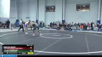 197 lbs Cons. Round 1 - Tyler Phenegar, Elizabethtown College vs Keevon Berry, Centenary University (New Jersey)