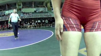 135 lbs Round 2 (3 Team) - Alayna Slifer, Manhattan HS vs Karina Willits, Norfolk