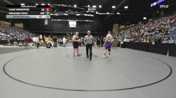 285 lbs Quarterfinal - Beau Young, Valley Center vs Graysen Cline, Leavenworth HS