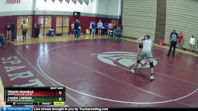 215 lbs Cons. Round 5 - Caden Lawson, El Dorado HS (Placentia) vs Travin Shahbaz, Granite Hills (El Cajon)