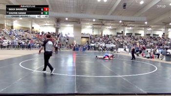 AA 190 lbs Champ. Round 1 - Colton Hagan, Cookeville High School vs Rock Shurette, Cleveland High School
