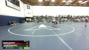 125 lbs Cons. Round 2 - Elijah Valencia, Menlo College vs Tanner Bartonico, San Francisco State