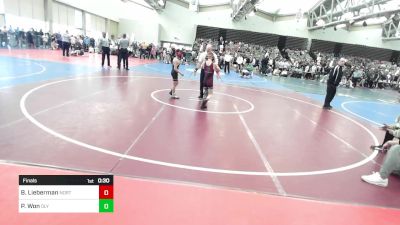 68B-M2 lbs Final - Brayden Lieberman, Northampton vs Parker Won, Olympic