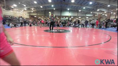 62 lbs Rr Rnd 2 - Annalise Garcia, Sisters On The Mat Littles vs Laken Peterpaul, Chickasha Youth Wrestling