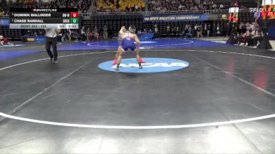 133 lbs Semifinal - Chase Randall, Coast Guard vs Dominik Mallinder, Wis.-Whitewater