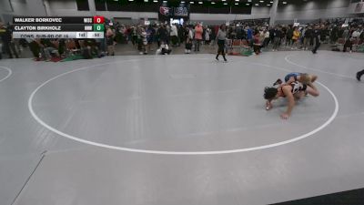 120 lbs Cons. Sub-rd Of 16 - Walker Borkovec, Wisconsin vs Clayton Birkholz, No Nonsense Wrestling