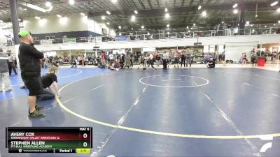 92 lbs 5th Place Match - Stephen Allen, Pit Bull Wrestling Academy vs Avery Cox, Shenandoah Valley Wrestling Cl