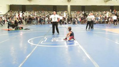 52-B lbs Round Of 32 - Geoffrey Poirier, Burrillville Lightning vs Tyler Johnson, Del Val Rams