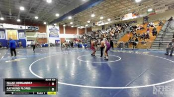 285 lbs Cons. Round 2 - Raymond Flores, Mountain View vs Isaiah Hernandez, Granite Hills