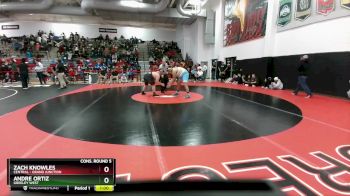 285 lbs Cons. Round 5 - Andre Ortiz, Greeley West vs Zach Knowles, Central - Grand Junction