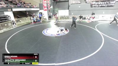 112 lbs Quarterfinal - Yamilette Hernandez, Top Dog Wrestling Club vs Emma Molina, California