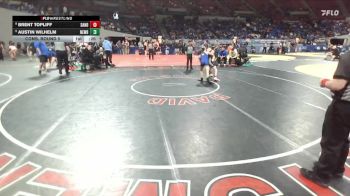 6A Boys 132 lbs Cons. Round 5 - Brent Topliff, Sandy Boys vs Austin Wilhelm, Newberg Boys