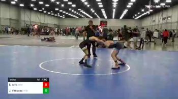 95 lbs Consolation - Ethan Aird, Sarbacker Wrestling Academy vs Joshua Vasquez, Migrtc
