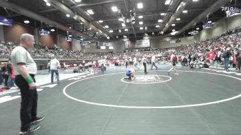 3A 132 lbs Champ. Round 1 - Grady Roybal, Union vs Cager Moon, Richfield