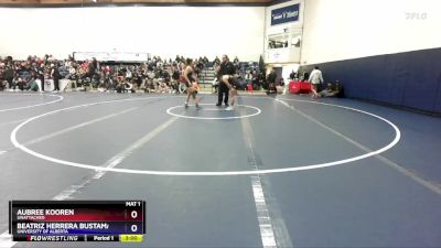 138 lbs Cons. Round 2 - Beatriz Herrera Bustamante, University Of Alberta vs Aubree Kooren, Unattached