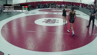 100 lbs Round 1 - Emily Flores, Palo Verde vs Nataly Colio, Holtville