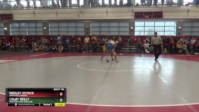 133 lbs Cons. Round 2 - Colby Reilly, Western New England vs Wesley Wydick, Merchant Marine