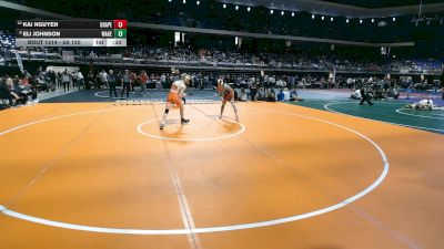 5A 120 lbs Cons. Round 3 - Kai Nguyen, Grapevine vs Eli Johnson, Frisco Wakeland