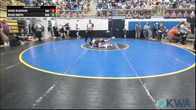 160 lbs Consi Of 8 #2 - Gage Bledsoe, Woodland Wrestling Club vs Ryan SMITH, Darko Valley Wolf Pack