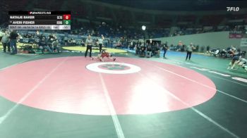 4A/3A/2A/1A Girls 125 Cons. Round 3 - Averi Fisher, Echo Girls vs Natalie Baker, Clatskanie Girls