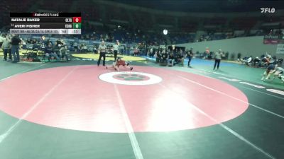 4A/3A/2A/1A Girls 125 Cons. Round 3 - Averi Fisher, Echo Girls vs Natalie Baker, Clatskanie Girls