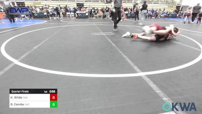 105 lbs Quarterfinal - Kendalynn Wilde, Perry Wrestling Academy vs Brilee Combs, Cowboy Wrestling Club