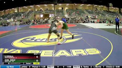 222 lbs Round 1 (4 Team) - Li Moala, South Medford vs Earl Ingle, West Linn