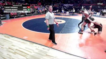 3A 215 lbs Champ. Round 1 - Wyatt Theobald, Huntley vs Cooper Murray, St. Charles (East)