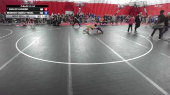 113 lbs Quarterfinal - August Lubinski, Askren Wrestling Academy vs Trenton VanSchyndel, Kaukauna Wrestling Club